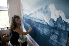 画家通过艺术去探索气候变化