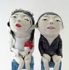 艺术家Dai Li的陶瓷雕塑作品
